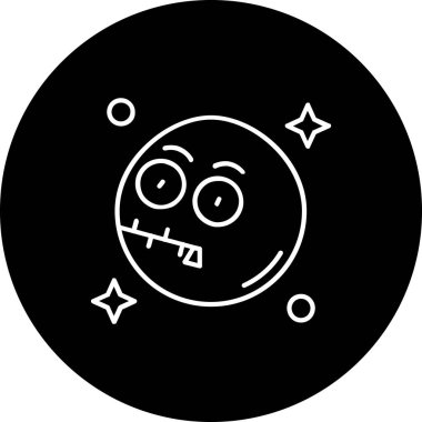 Bir Cadılar Bayramı simgesinin vektör illüstrasyonu