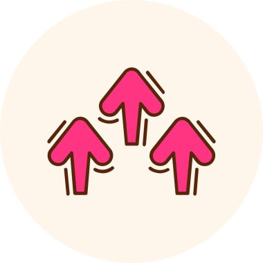 ok simgesi vektör illüstrasyonu