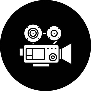 video simgesi vektör illüstrasyonu