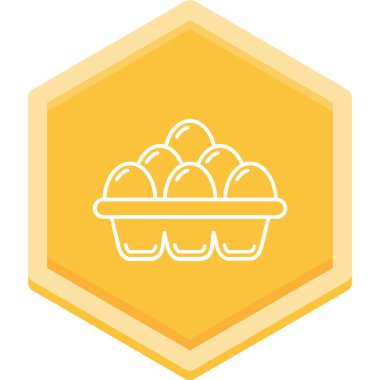 Tavuk. Web simgesi basit illüstrasyon