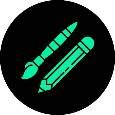 Kalem simgesi, modern vektör illüstrasyonu