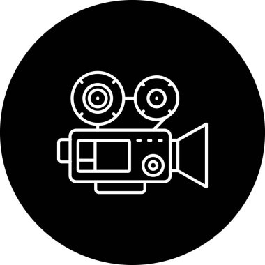 video simgesi vektör illüstrasyonu