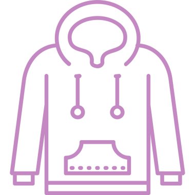 giysi ceketi simgesi vektör çizimi çizimi