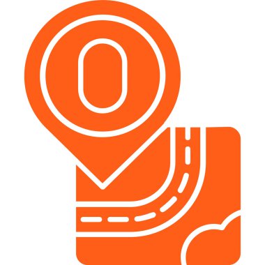 Harita işaretleyici. Basit tasarım