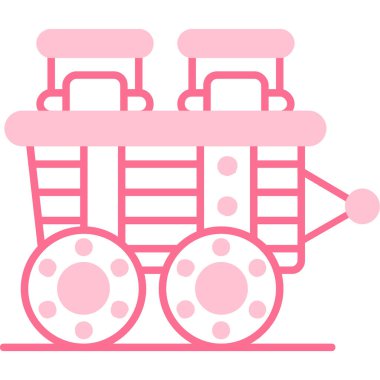 tren simgesi vektör illüstrasyonu