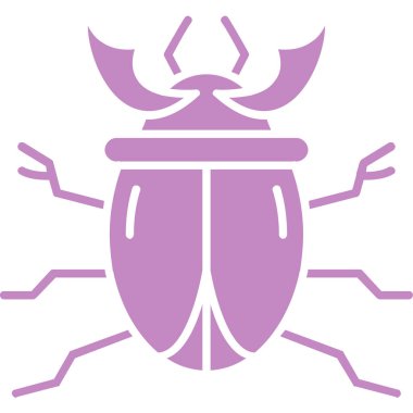 Böcek. Web simgesi basit illüstrasyon