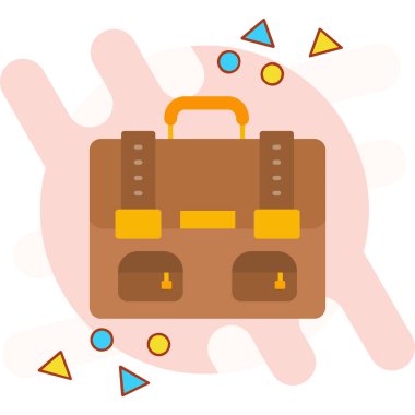 çanta alışveriş ekommerce simgesi düz stil