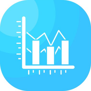 Grafikli beyaz arkaplan vektör simgesi