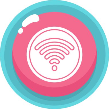 wifi modern simgesi, vektör illüstrasyonu