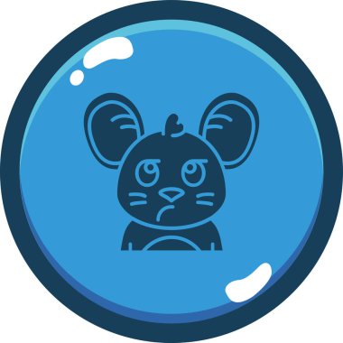 hayvan simgesi vektör illüstrasyonu