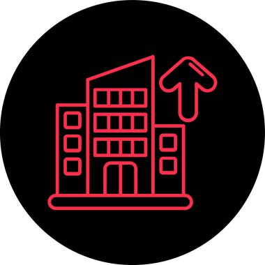 Yapı simgesinin vektör illüstrasyonu