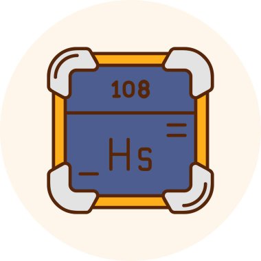 Kimyasal Simge, Vektör İllüstrasyonu