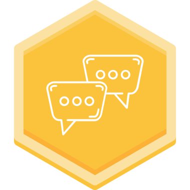 kabarcık sohbet simgesi tam biçimli