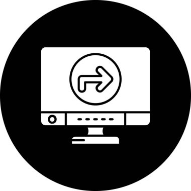 seo modern simgesinin vektör illüstrasyonu