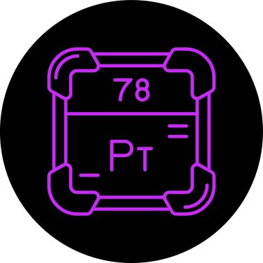 Bir gaz simgesinin vektör illüstrasyonu