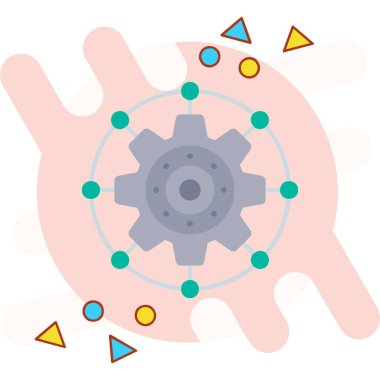 Virüs simgesi. vektör illüstrasyonu