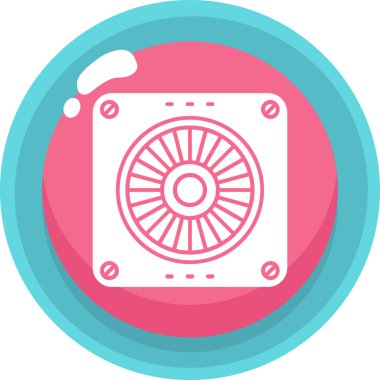 Hayran. Web simgesi basit illüstrasyon