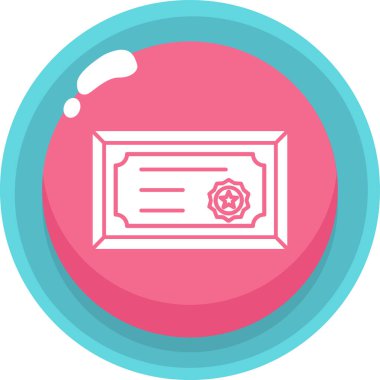 Güvenli simge, basit vektör illüstrasyonu