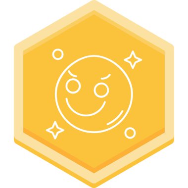 Emoji yüz ifadeleri - düz çizgi biçiminde girilsin