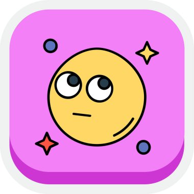 Sevimli uzaylı simgesi, taslak biçimi