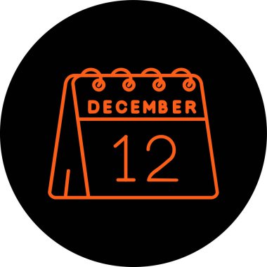 Aralık tarihli takvim