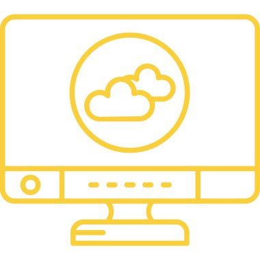 Bulut hesaplama. Web simgesi