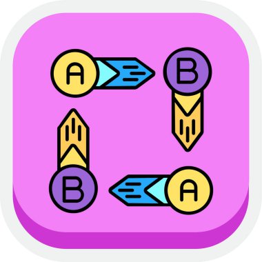 bir kalem ve b satırı simgesi