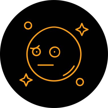 Bir yıldız simgesinin vektör illüstrasyonu