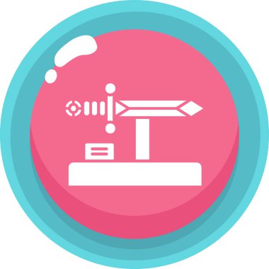 Uydu simgesinin vektör illüstrasyonu