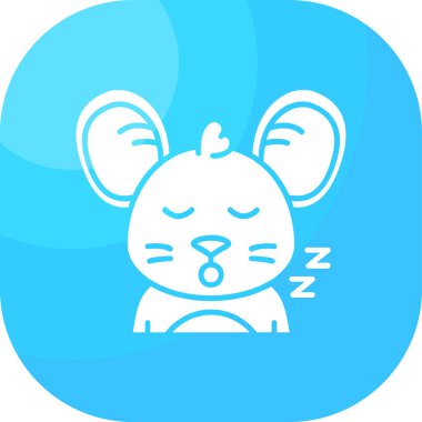 Tatlı uyuyan ayı. Çizgi film karakterinin vektör çizimi