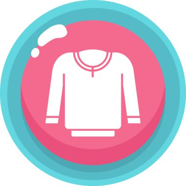 giysi moda simgesi, vektör illüstrasyonu