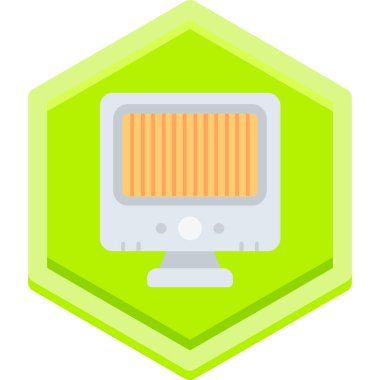 bilgisayar simgesi vektör illüstrasyonu