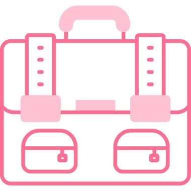 çanta çanta çanta ikonu doldurulmuş - taslak biçimi