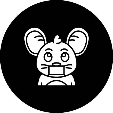 vektör tavşan başı simgesi