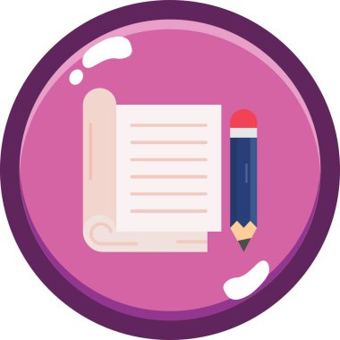 Kitap. Web simgesi basit illüstrasyon