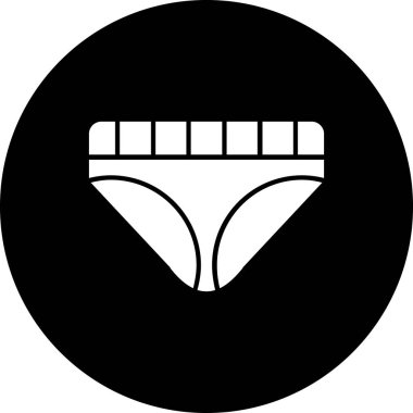 iç çamaşırı web simgesi vektör illüstrasyonu