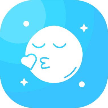 Ay simgesinin vektör illüstrasyonu