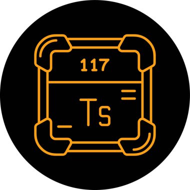 Modern bir simgenin vektör illüstrasyonu