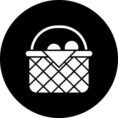 Sepet Simgesi vektör illüstrasyonu