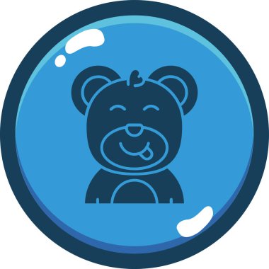 Bebeğim. vektör simgesi basit resimleme