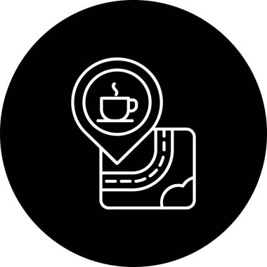 Vektör Kahve Simgesi illüstrasyonu