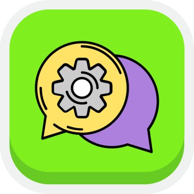 Modern simge onarım sembolünün vektör çizimi