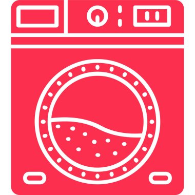 - Makine. Web simgesi basit illüstrasyon