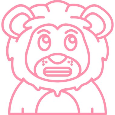 Ayı. Web simgesi basit illüstrasyon