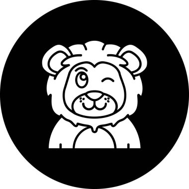 Küçük şirin bebek çizgi filminin vektör çizimi