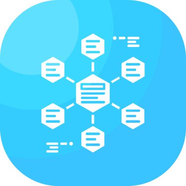 Mavi arkaplanın vektör illüstrasyonu