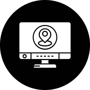 seo modern simgesinin vektör illüstrasyonu