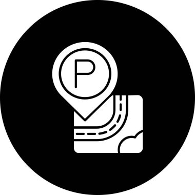 konum pin simgesi, vektör illüstrasyonu