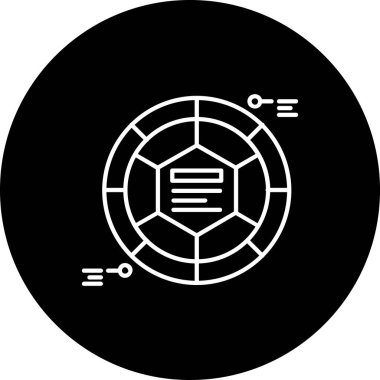 Bir b simgesinin vektör illüstrasyonu