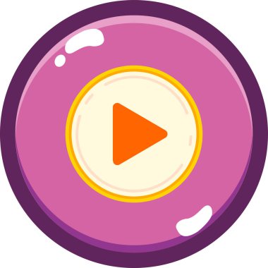 müzik web simgesi vektör illüstrasyonu